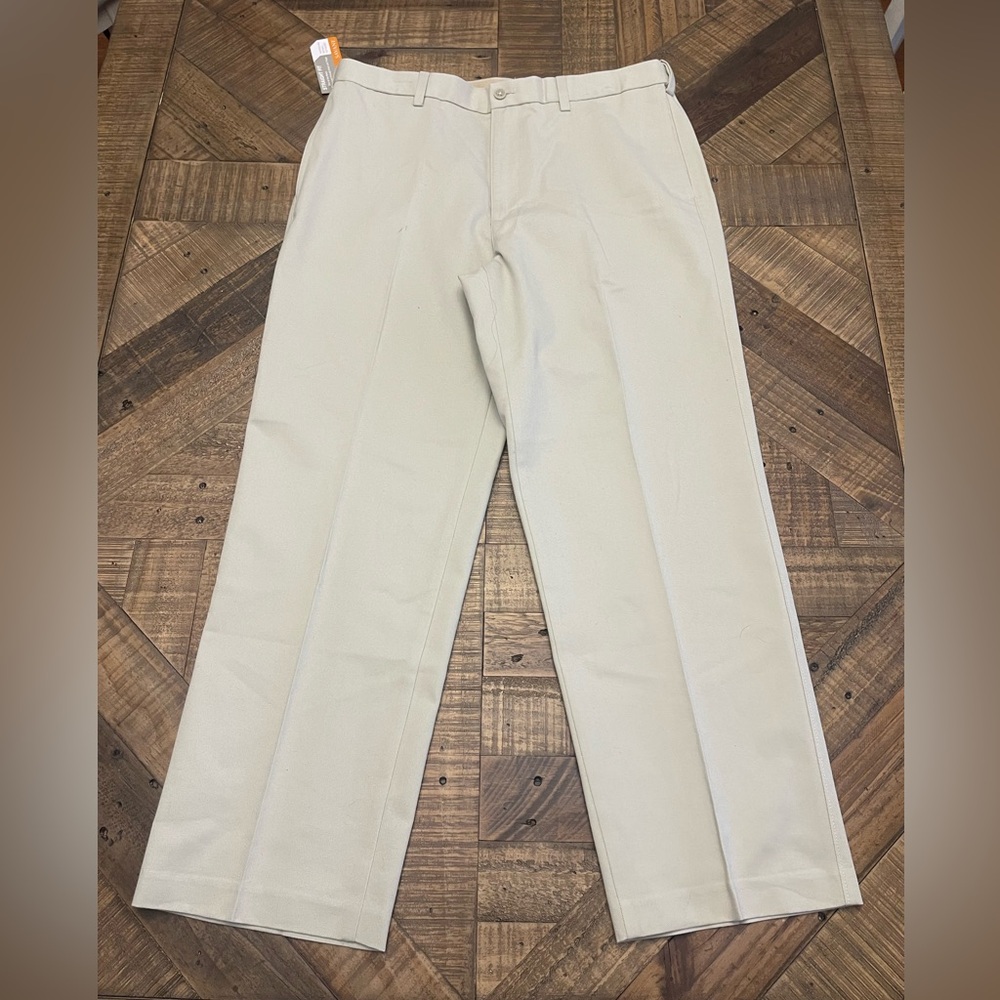 Savane Men's Cream Chinos